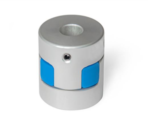Miniature coupling   jaw coupling blue short
